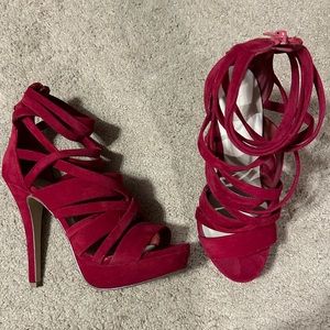 Strappy heels